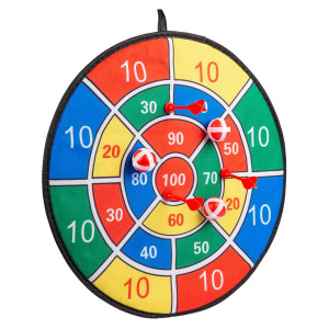 HOME-TEX Velcrodart Ø42 cm - 3 bolde og 3 pille