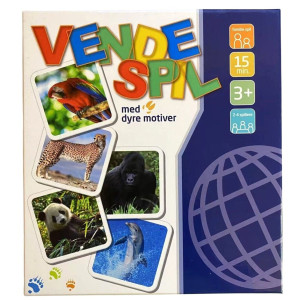 HOME-TEX Vendespil med vilde dyr - 48 billeder