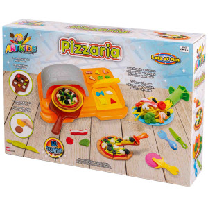 HOME-TEX ARTKIDS Pizzeria Modellervokssæt - Kreativ Pizza Leg for Børn