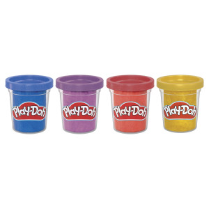 Play-Doh Metallic Shine 4-pak - 340 g