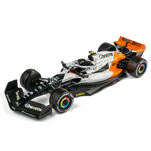 HOME-TEX Modelbil - Formel 1 McLaren - Hvid/Orange - Racerbil nr 81