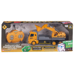 HOME-TEX Radiostyret lastbil str. 1:36 cm - Gravmaskine