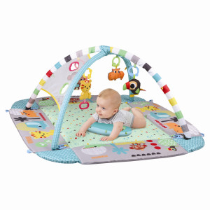B Beez 5-i-1 legemåtte - babygym med rangler og bolde - fra 0 mdr.