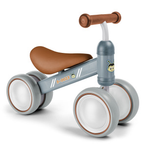 HOME-TEX Grå gåcykel - Robust gåcykel til de mindste