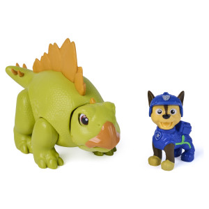 LEV 19/08: PAW Patrol Dino Movie Roaring Pup Pals - Chase - 6,25 cm figur