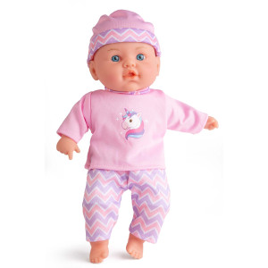 HOME-TEX Mathilde dukke - 31cm - Lyserød