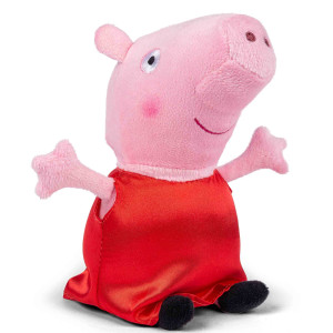 HOME-TEX Gurli Gris bamse 20 cm - Krammebamse - Rød med åbne arme
