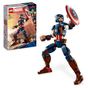 Lego Byg selv-figur af Captain America - 76258 -