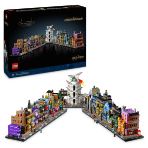 Lego DiagonalstrÃ¦des butikker 76444 - 2750 dele -  Harry Potterâ„¢