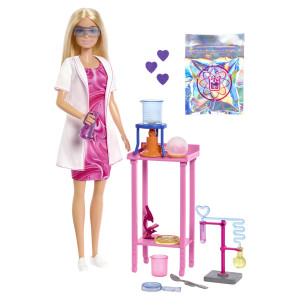 Barbie deluxe videnskabskvinde dukkesæt - Careers - 30 cm
