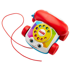 Fisher-Price snakketelefon med træksnor - 20 cm