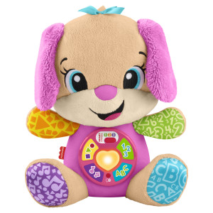 Fisher-Price & Learn Smart Stages søster hvalp musikbamse med 80+ lyde og sange - 30 cm