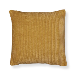 Borg Living Pyntepude 45x45 cm - Orange sofapude med fløjls look - Blød pude til sofaen -