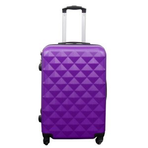 Borg Living Kuffert tilbud - Hardcase - Str. Medium - Diamant Lilla - Smart rejsekuffert