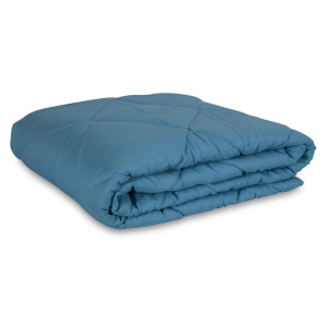Zen Sleep Vattæppe - Støvet blå - Sval fiberdyne -  sommerdyne