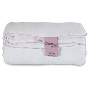 Nature By Borg Silkedyne med 100% Mulberry silkefyld - 200x220cm - Helårsdyne -  dyne bambus