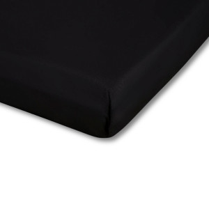 By Night Boxlagen 70x160 cm - Sort - 100% Bomulds percale - Faconlagen til juniormadras