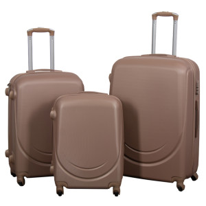 Borg Living Kuffert - Hardcase rejsekufferter - Classic mocca - Letvægts kuffert
