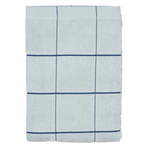 S&ouml;dahl Økologisk håndklæde - 100% økologisk bomuld - Badehåndklæde 70x140 cm -  Vista - Blå ternet