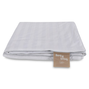 Borg Living Sommer silkedyne - 100% Mulberry silkefyld - Temperaturregulerende sommerdyne fra