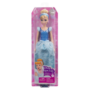 Disney Princess Askepot dukke med hårbånd - 30 cm