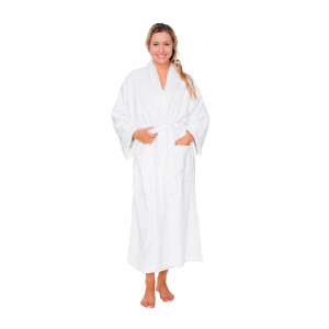 By Borg Morgenkåbe  - bambus - Str. XL/XXL - Badekåbe - White - Excellent