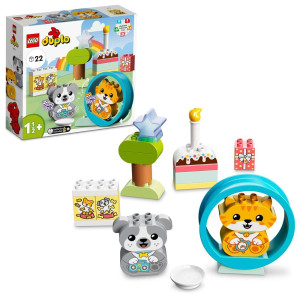 Min første hvalp og killing med lyde - 10977 - LEGO DUPLO