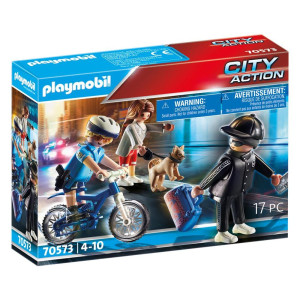 Politicykel: Forfølgelse af lommetyven - PL70573 - PLAYMOBIL City Action