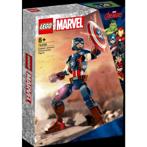 Lego Byg selv-figur af Captain America - 76258 -