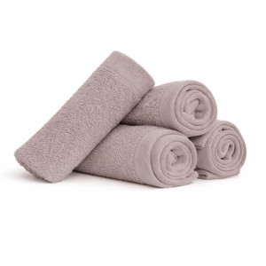 By Borg Bomulds vaskeklude - 100% bomuld - Vaskeklude 30x30 cm - 4-pak - Valmue - Rosa