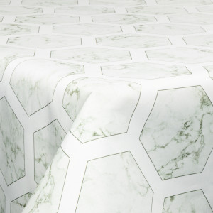 Borg Living Tekstil voksduk - 140 cm bred - Marble Beehive - Voksduk med akrylbelegg