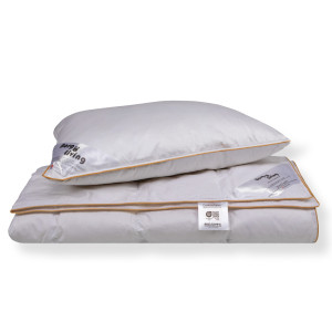 Borg Living Dynesett med gåsedun - Sommerdyne - 140x200 cm + 60x63 cm