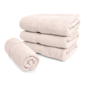 By Borg Økologisk håndkle - 100 % GOTS-sertifisert bomull - 50x100 cm - Beige