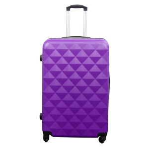 Borg Living Stor koffert - Diamant lilla - Hardcase koffert - Smart reisekoffert