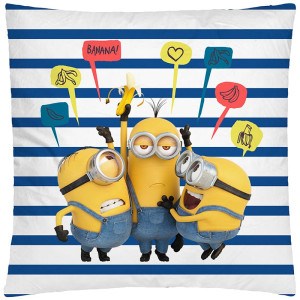Licens Minions prydnadskudde - 40x40 cm - Prydnadskudde till barnrummet