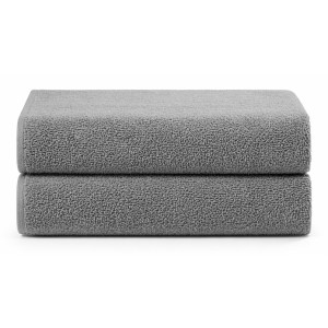 Nordisk tekstil Bomullshanddukar - 100% bomull - 50x100 cm - 2-pack - Dammgrön