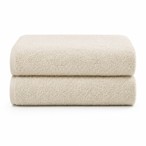 Nordisk tekstil Bomullshanddukar - 100% bomull - 50x100 cm - 2-pack - Natur
