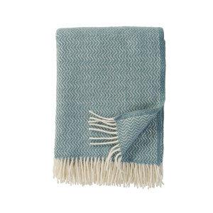 Klippan Ullpläd - 130x200 cm - 100% lammull - Sorbet Silky Blue