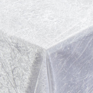 Borg Living Velourduk - 9 meter - Vit - Krossad velour - Förpackning om 9 meter