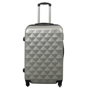Borg Living Resväska - Hardcase - Storlek Medium - Diamant grå - Smart billig resväska