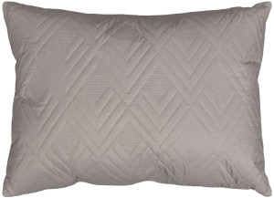 Borg Living Prydnadskudde - 45x60 cm - 2-sidig - Sandfärgad och vit - Soffkudde