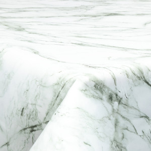 Borg Living Textil vaxduk med akrylbeläggning - 30 meter på rulle - Marble grey - 140 cm bred textilduk