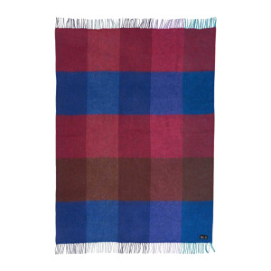 Klippan Ullpläd - 130x200 cm - Gotlandsull/lammull - Gotland Check Mauve