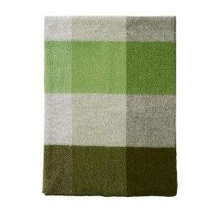 Klippan Ullpläd - 130x180 cm - 100% lammull - Block Green