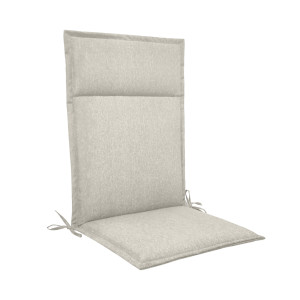 Nordstrand Home Lyxig trädgårdsdyna för positionsstol med hög rygg - Beige dyna med lyxig komfort -