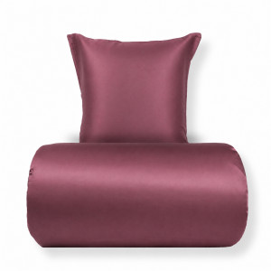 Nordstrand Home Dubbelt påslakanset i bambu 200x220 cm - 100% bambu - Bordeaux satinvävd