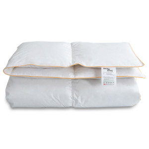 Borg Living Baby helårstäcke - 100% myskduntäcke - 70x100 cm -