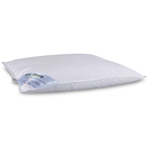 Zen Sleep Dunkudde 50x60 cm - Mellanhög kudde med myskdun - 1-kammarskudde -