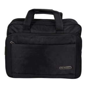 Borg Living Datorväska - Svart slitstark nylon - Passar 15" laptop