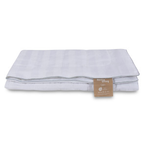 Borg Living Silkesommartäcke - Temperaturreglerande - 100% mulberrysilke - 70x100 cm -